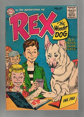 #ad Rex The Wonder Dog #26 DC 1956 FN VF 7.0 $742.00