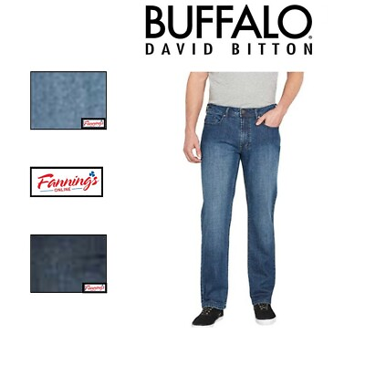 #ad Buffalo David Bitton Jackson X Denim Straight Stretch Mens Jeans G22 $24.95