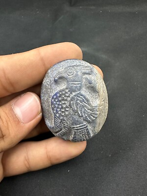 #ad Gandhara Artifact Ancient Indo Greek Bird With Stupa Engraved Magical Egg $157.46