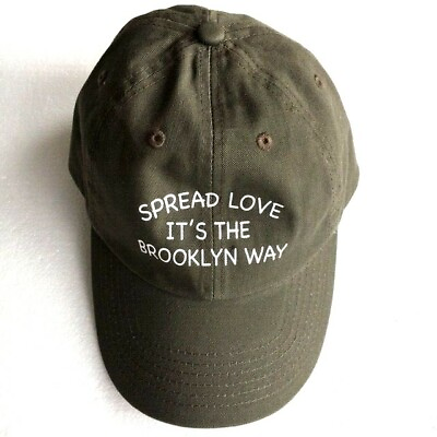 #ad Brooklyn NY Baseball Cap quot; Spread Love It#x27;s The Brooklyn Way quot; Hat $12.99