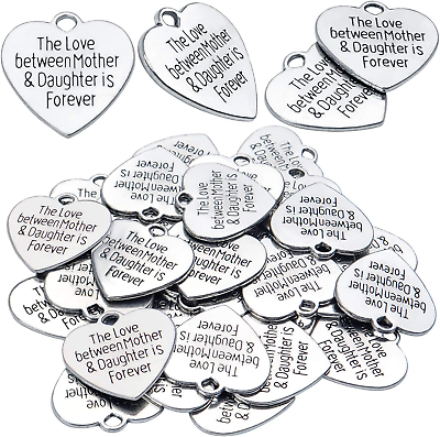 #ad Inspirational Words Charms 30pcs Lettering Saying Pendants Engraved Message Cha $13.04