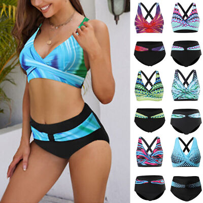 #ad Womens Push Up Bra Briefs Bikini Set Swimwear Swimsuit Beachwear Bathing Suit AU $15.99