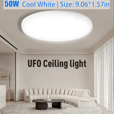 #ad 50W LED Ceiling Down Light Ultra Thin Flush Mount Kitchen Home Fixture Lamp $11.99