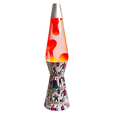 #ad 16quot; Comics Lava Motion Volcano Lamp Red Wax in Red Liquid $18.99
