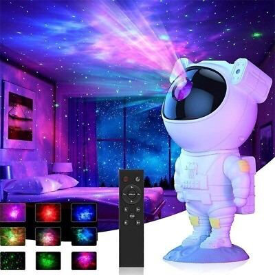 #ad #ad Astronaut Projector Galaxy Starry Sky Night Light Ocean Star LED Lamp Remote $28.90