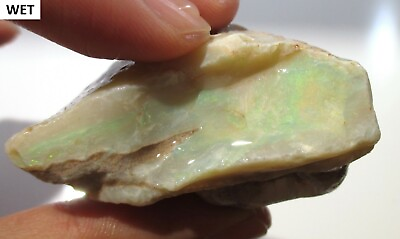 #ad 280 carat Coober Pedy opal rough Australia natural with nice fire blue green $350.00