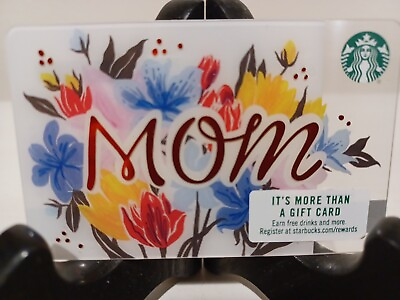 #ad STARBUCKS CARD 2017 quot; MOM quot; MOTHER#x27;S DAY COLORFUL amp; BEAUTIFUL BRAND NEW $1.75