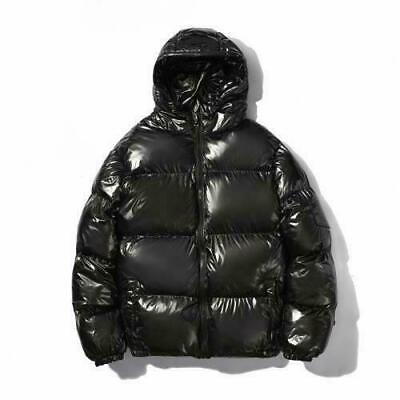#ad Men#x27;s Jacket Down Cotton Quilted Outwear Short Coat Glossy Street Fashion Warm D $58.27