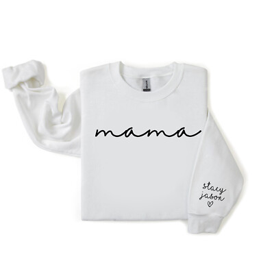 #ad Mother#x27;s Day Gift Custom Sweatshirt Personalized names Sweatshirt gift for mom $25.99