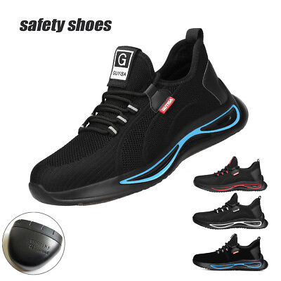 #ad Indestructible Safety Work Shoes Steel Toe Breathable Work Boots Mens#x27; Sneakers $60.71