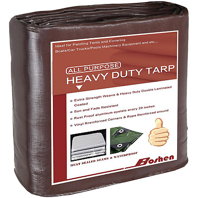 #ad #ad Extra Heavy Duty Poly Tarps 5 10 12 16 20 Mil Tarp Waterproof Cover Tarpaulin $10.98
