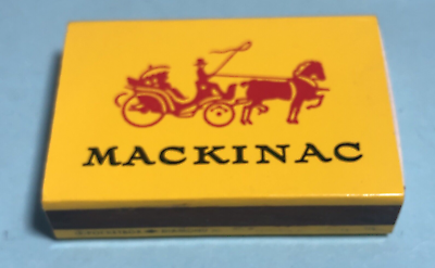 #ad Mackinac Hotel Michigan Matches Matchbox $6.69