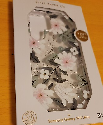 #ad Case Mate Rifle Paper Co Samsung S23 Ultra Case Willow flowers $14.99