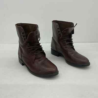 #ad Vintage On Course Brown Leather Paddock Western Boots Men#x27;s Size 7.5 Preowned $85.00