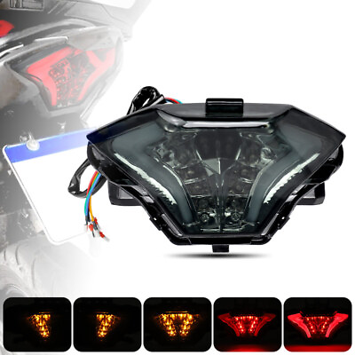 #ad LED Brake Tail Light Turn Signal Integrated For Yamaha R3 MT03 MT25 MT07 FZ07 $25.99