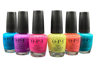 #ad OPI NEON Nail Lacquer Polish Base Top 0.5 oz NEW 100% AUTHENTIC $8.49