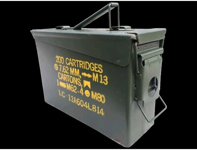 #ad Pack of 3 Ammo Cans M19 30 Cal 7.62 200 round Genuine Military Surplus $49.99