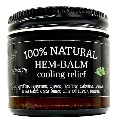 #ad Natural Cooling Hemorrhoid Pain Relief Cream amp; Balm Superior to Suppositories. $16.95