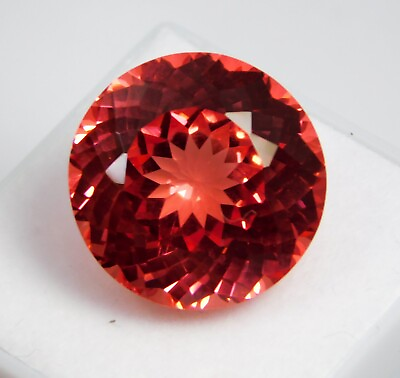 #ad Certified 21.30 Ct Natural Ceylon Padparadscha Sapphire Round Cut Loose Gems $239.39