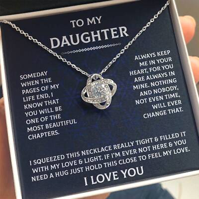 #ad My Daughter Necklace Gift Daughter Birthday Graduation Necklace Jewelry $33.99
