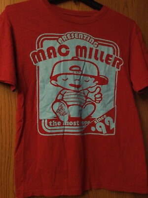 #ad Mac Miller “Presenting … The Most Dope Since ‘92” Maroon Shirt No Tag $50.00