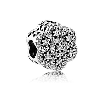 #ad New Authentic Pandora Charm Crystalized Floral Charm # 791998CZ $75.00