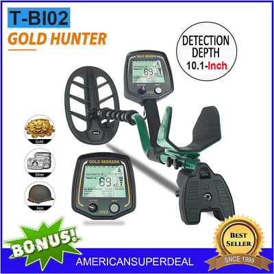 #ad Gold Finder Metal Detector with 3 Accessories Deep Sensitive amp; Waterproof Coil $280.80