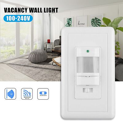 #ad Auto On Off PIR Infrared Occupancy Vacancy Motion Sensor Light Lamp SwitchPnS4 $11.97