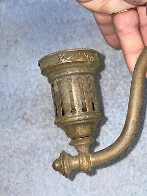 #ad Antique brass Chandelier Ceiling Light Fixture ARM Socket Replacement PART $18.99