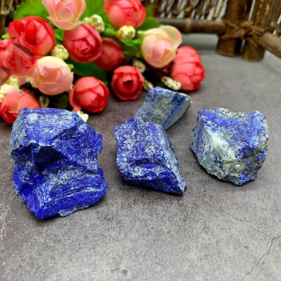 #ad 100g Natural Afghanistan Raw Lapis lazuli Crystal Rough Gemstone Mineral Stone $10.98