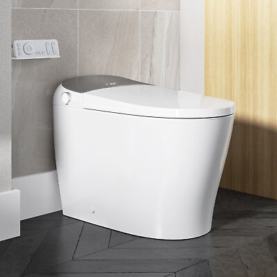 #ad HOROW Smart Bidet Toilet Heated Seat LED Display Elongated Toilet 1.27GPF Flush $445.99