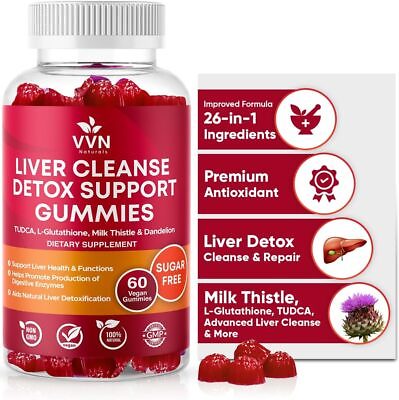 #ad VVNaturals Sugar Free 26 in 1 Liver Cleanse Detox amp; Repair Fatty Liver... $47.95