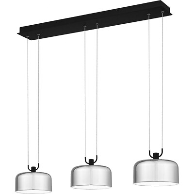 #ad 25W LED Linear Chandelier In Contemporary Style 6 Inches Tall and 35.5 Inches $377.95
