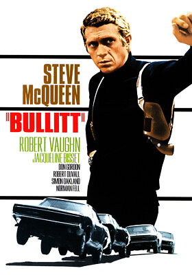 #ad Bullitt 1968 Movie Film POSTER Plakat Steve McQueen #307 EUR 17.99