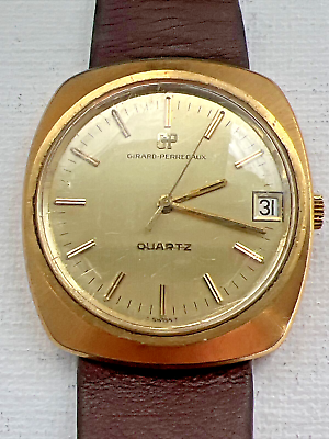 #ad Rare Girard Perregaux Vintage Cal.353 Quartz Wristwatc $565.00