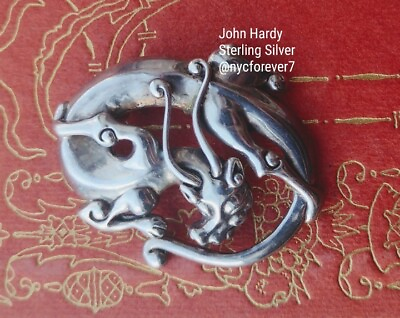 #ad JOHN HARDY Year of the Dragon Guardian Pendant Charm Artisan Signed $192.50