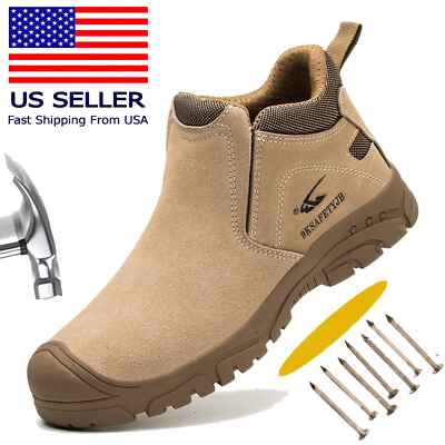 #ad Mens Safety Shoes Composite Toe Welding Work Boots Botas De Trabajo Para Hombre $43.70