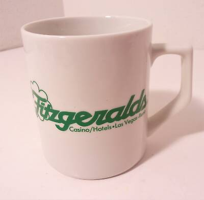 #ad Vintage Fitzgerald#x27;s Casino Reno Coffee Mug Advertising $5.99