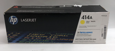 #ad HP JetIntelligence 414A Yellow Original LaserJet Toner Cartridge 2100page W2022A $114.99