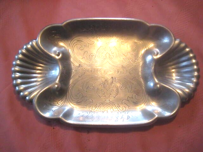 #ad Admiration Products Vintage Tray New York Aluminum Tray 14 Inch Nice Condition $9.95