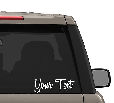 #ad Custom Car Decal Name Personalized Truck Laptop Bumper Window Sticker $2.69