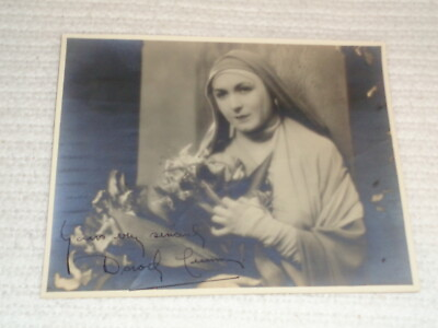 #ad Dorothy Cumming SIGNED The King of Kings Cecil B. Demille Virgin Mary Rare Photo $140.00