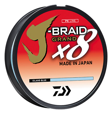 #ad Daiwa J Braid Grand x8 Island Blue Braided Fishing Line w IZANAS Fiber $29.08