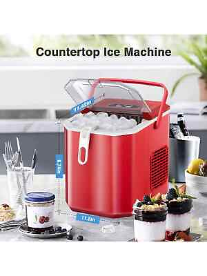#ad Havato Nugget Ice Maker Countertop Auto Cleaning Pebble Ice Maker with Ice Bask $149.99
