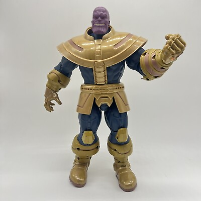 #ad Marvel Avengers Thanos Talking Action Figure 14quot; Light Up Gauntlet Toy Read $12.74