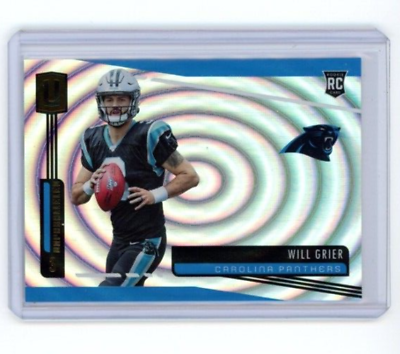 #ad WILL GRIER 2019 Panini Unparalleled Whirl Parallel Rookie 129 #218 Eagles RC $2.95