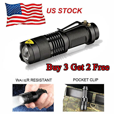 #ad LED Tactical Flashlight Military Grade Torch Small Super Bright Handheld Light $5.63