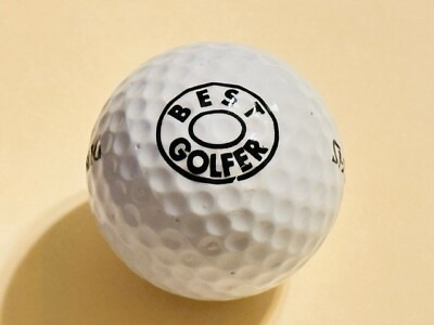 #ad Golf Ball w Logo Best Golfer $12.00
