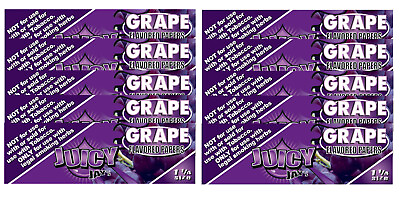 #ad Juicy Jay#x27;s Grape Flavored Rolling Papers 1.25 10 Packs $20.95