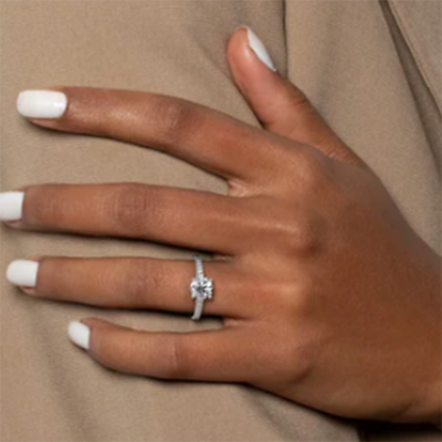 #ad Certified White Gold Ring 18K Wedding Diamond IGI GIA Lab Created Round 1.30 Ct $1227.20